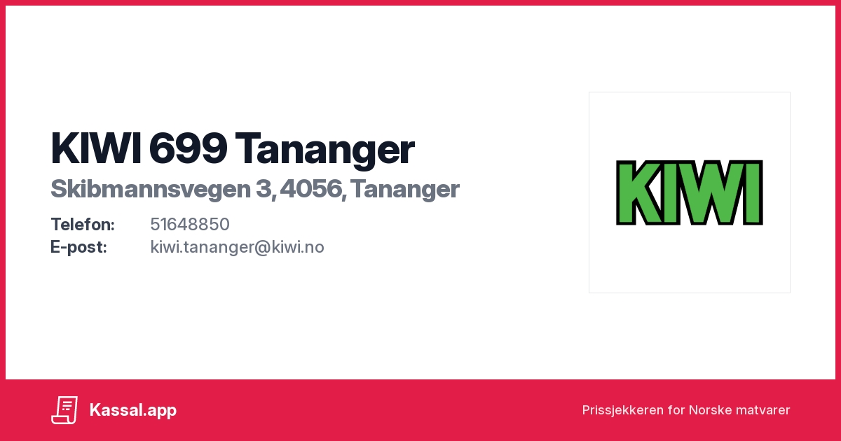 skibmannsvegen 3 4056 tananger