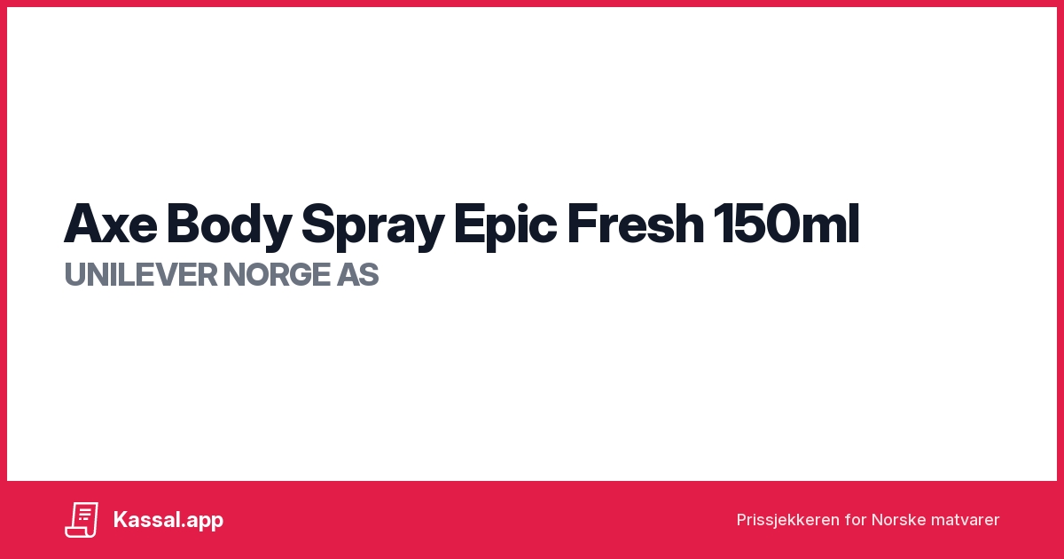 axe-body-spray-epic-fresh-150ml-kassalapp